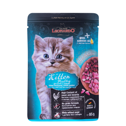 Leonardo Wet Food with Poultry & Innards for Kittens 85 GR