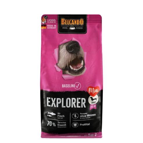 Belcando Baseline Explorer Dry Food with Fish in Salmon Oil for XS to Medium Breed Mini Adult Dogs 1 KG