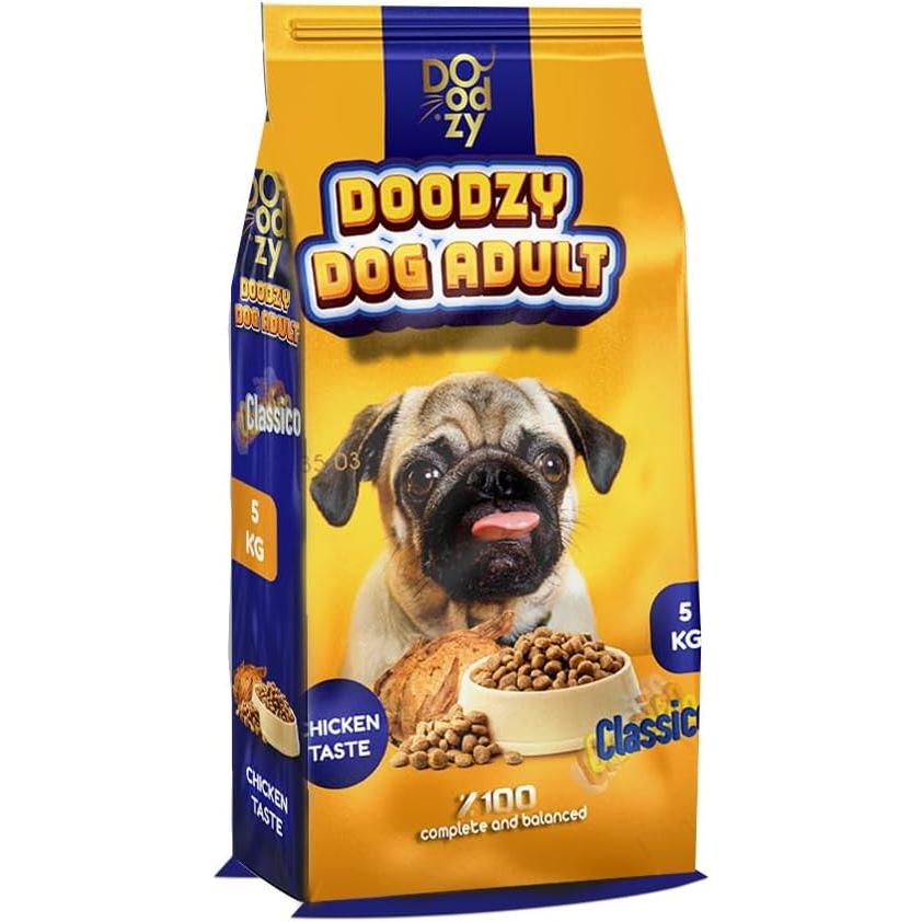 Doodzy Classico Dry Food Chicken Flavor for Adult Dogs 5 KG
