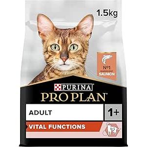 Purina Pro Plan Vital Functions Dry Food with Salmon for Adult Cats (1+ Years) 1.5 KG