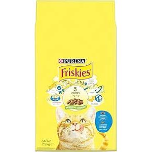 Purina Friskies Dry Food with Salmon & Vegetables for Adult Cats 7.5 KG
