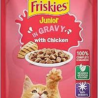 Purina Friskies Junior Wet Food with Chicken in Gravy for Kittens 85 GR