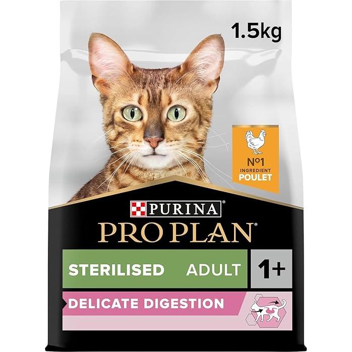 Purina Pro Plan Delicate Digestion Dry Food with Chicken for Sterilized Adult Cats (1+ Years) 1.5 KG