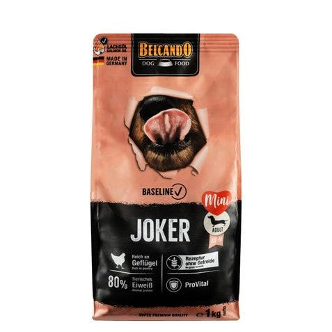 Belcando Baseline Joker Dry Food with Poultry in Salmon Oil for XS to Medium Breed Mini Adult Dogs 1 KG