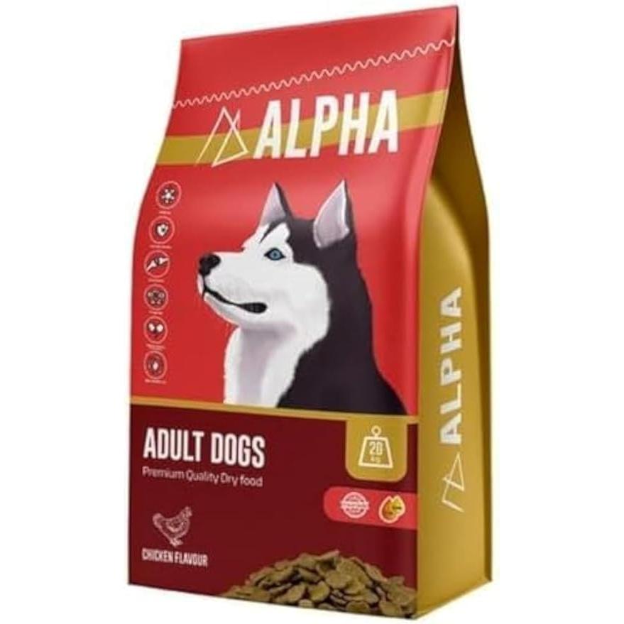Alpha Dry Food Chicken Flavor for Adult Dogs 10 KG