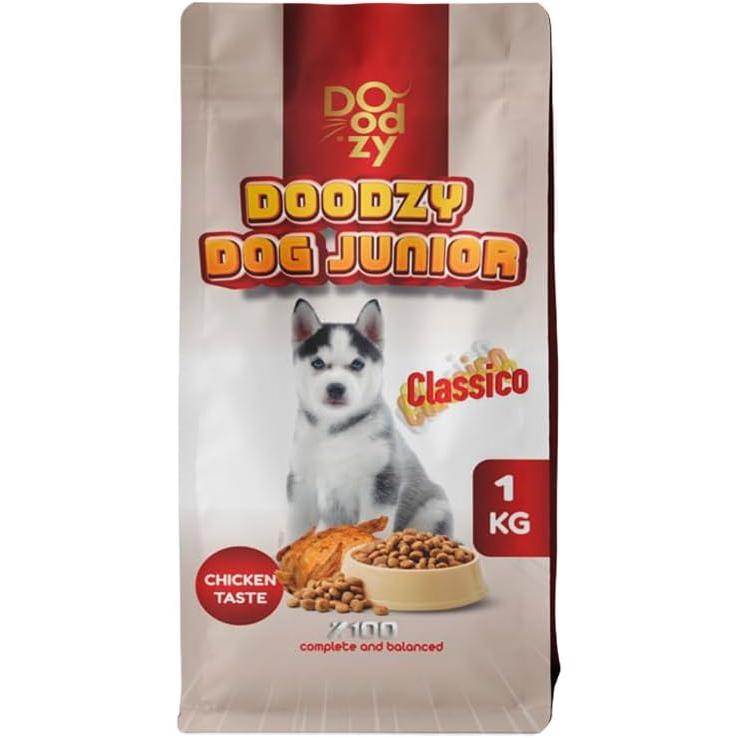 Doodzy Classico Dry Food Chicken Flavor for Junior Dogs 1 KG