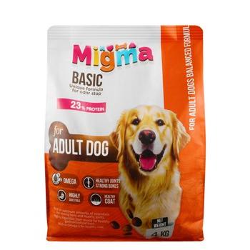 Migma Basic 23% Protein Dry Food for Adult Dogs 4 KG