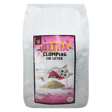 Doodzy Ultra Clumping Cat Litter Baby Powder Scent 20 L