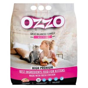 Ozzo Dry Food with Chicken for Sensitive Kittens 10 KG