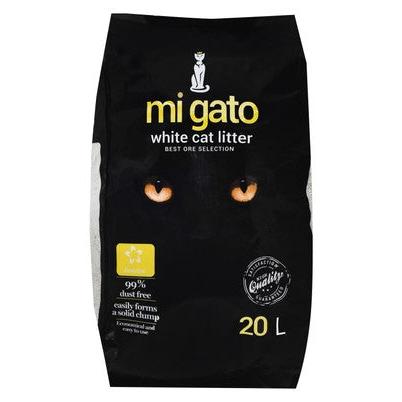 Mi Gato White Bentonite Clumping Cat Litter Jasmine Scent 20 L