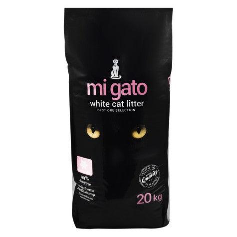 Mi gato White Clumping Cat Litter Lavender Scent 20 L