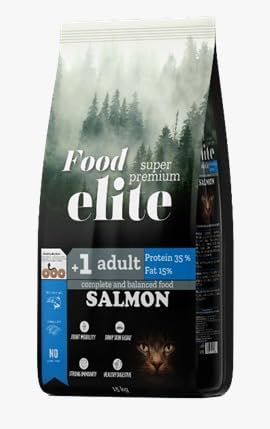 Food Elite Dry Food Salmon Flavor for Adult Cats 15 KG