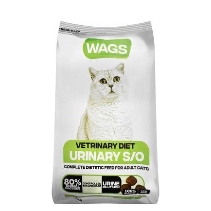 Wags Vetrinary Diet Urinary S/O Dry Food for Adult Cats 2 KG
