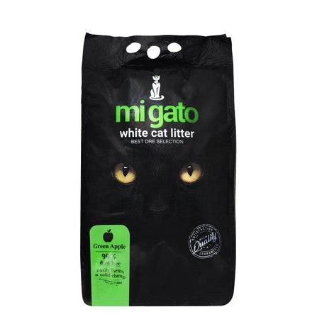 Mi Gato White Clumping Cat Litter Green Apple Scent 5 L
