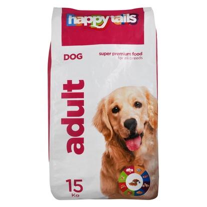 Happy Tails Dry Food for Adult Dogs 15 KG