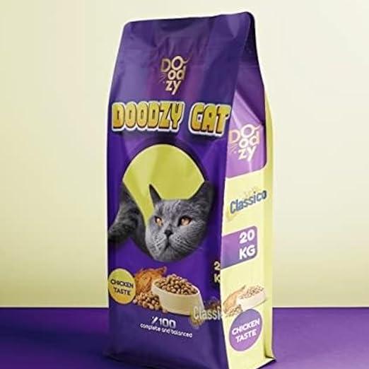 Doodzy Classico Dry Cat Food Chicken Flavor 20 KG