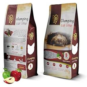 Doodzy Clumping Cat Litter Apple Scent 5 L