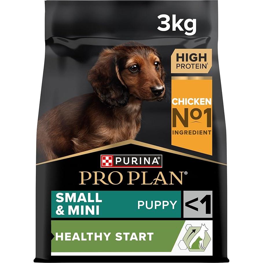 Purina Pro Plan Healthy Start Dry Food with Chicken for Small & Mini Breed Puppies (Up to 1 Year) 3 KG