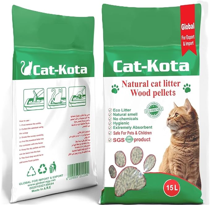 Cat-Kota Organic Wood Pellet Cat Litter 15 L