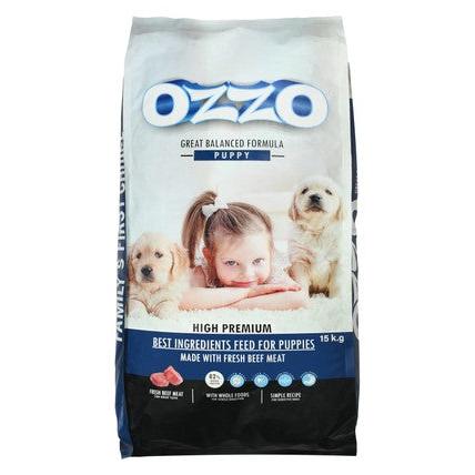 Ozzo Dry Food with Beef for Sensitive Puppies 15 KG