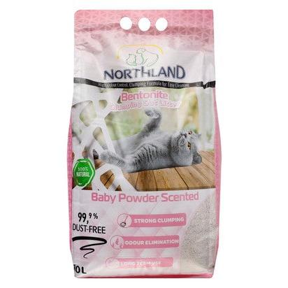 Northland Bentonite Clumping Cat Litter Baby Powder Scent 10L