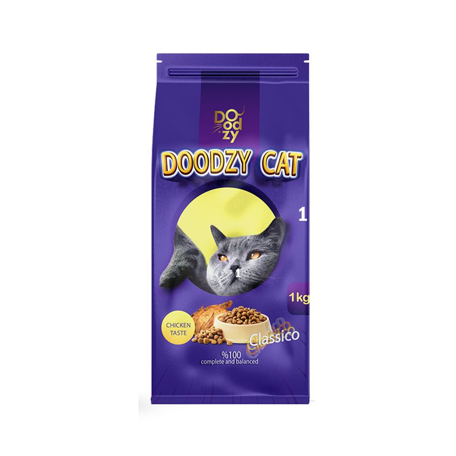 Doodzy Classico Dry Cat Food with Chicken 1 KG