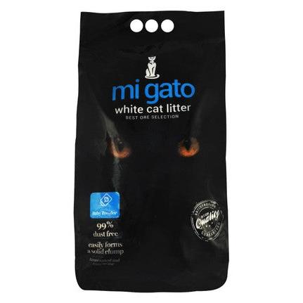 Mi Gato White Clumping Cat Litter Baby Powder Scent 10 L