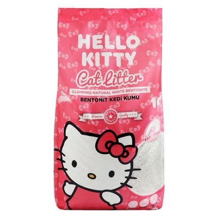 Hello Kitty Eco-Friendly White Bentonite Clumping Cat Litter Baby Powder Scent 10 L