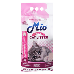 Mio Bentonite Super Clumping Cat Litter Baby Powder Scent 5 L