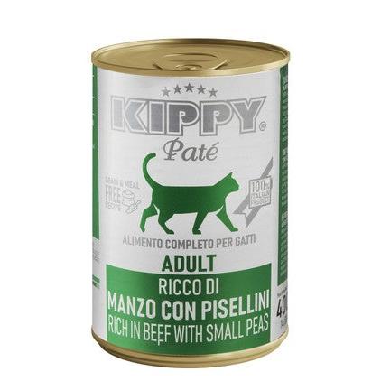 Kippy Pate with Beef & Small Peas for Adult Cats 400 GR