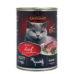 Leonardo Wet Food with Beef for Adult Cats (3-5kg) 400 GR