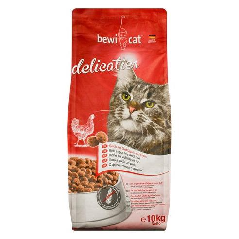 Bewi Cat Delicates Dry Food with Poultry & Rice for Adult Cats (1+ Years)