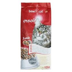 Bewi Cat Crocinis 3 Mix Dry Food with Chicken, Turkey & Fish for Sterilized Adult Cats