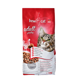 Bewi Cat Dry Food with Poultry for Regular & Sterilized Adult Cats (1+ Years)