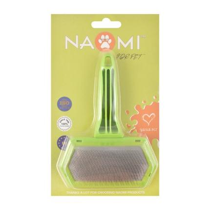 Naomi Green Pet Slicker Brush 1 PCS