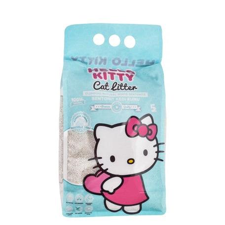 Hello Kitty White Bentonite Clumping Cat Litter Marseille Soap Scent 5 L