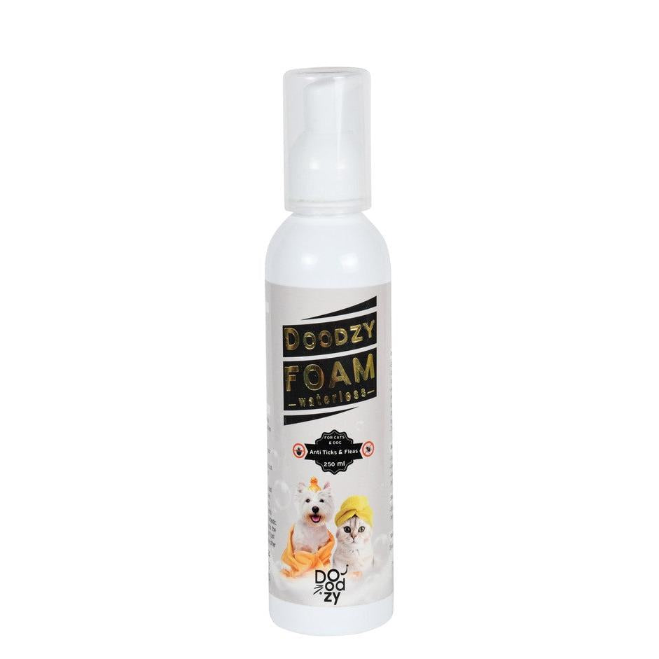 Doodzy Anti-Flea & Tick Waterless Foam for Pets 250 ML