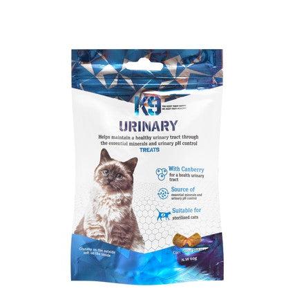 K9 Urinary Treats with Cranberry Extract for Sterilized Cats 60 GR