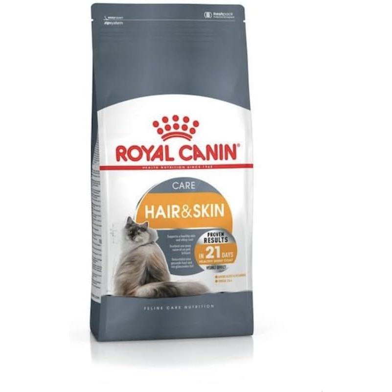 Royal Canin Hair & Skin Care Dry Food for Adult Cats (1-10 Years) 2 KG