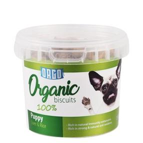Orgo Organic Biscuit Treats with Liver & Rice for Puppies 150 GR