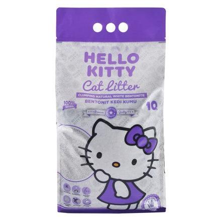 Hello Kitty White Bentonite Clumping Cat Litter Lavender Scent 10 L