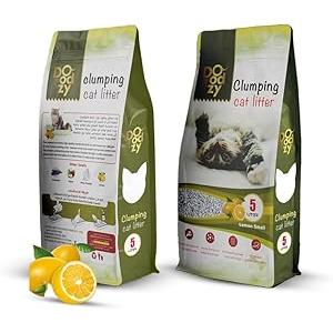 Doodzy Clumping Cat Litter Lemon Scent 5 L