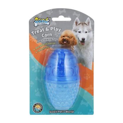 Soleil Light Blue Dog Chew Toy with Cotton Rope