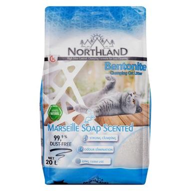 North Land Bentonite Clumping Cat Litter Marseille Soap Scent 20L