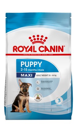 Royal Canin Dry Food for Maxi Breed Puppies (Up to 15 Months & 26-44kg) 4 KG
