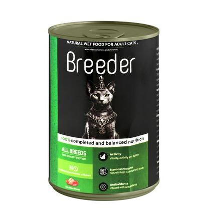 Breeder Wet Food with Mix Meat for Adult Cats 400G