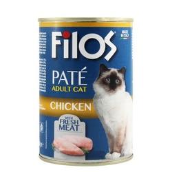 Filos Wet Food pate with Fresh Chicken for Adult Cats 400 GR