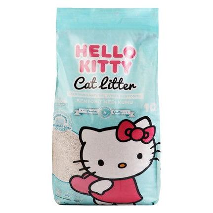 Hello Kitty Eco-Friendly White Bentonite Clumping Cat Litter Marseille Soap Scent 10 L