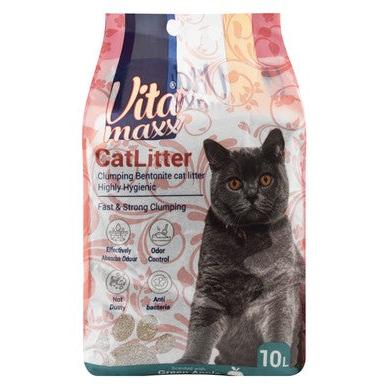 Vita Maxx Antibacterial Bentonite Clumping Cat Litter Green Apple Scent 10L