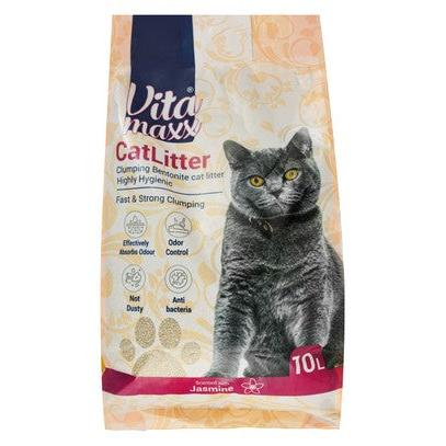 Vita Maxx Antibacterial White Bentonite Clumping Cat Litter Jasimne Scent 10L